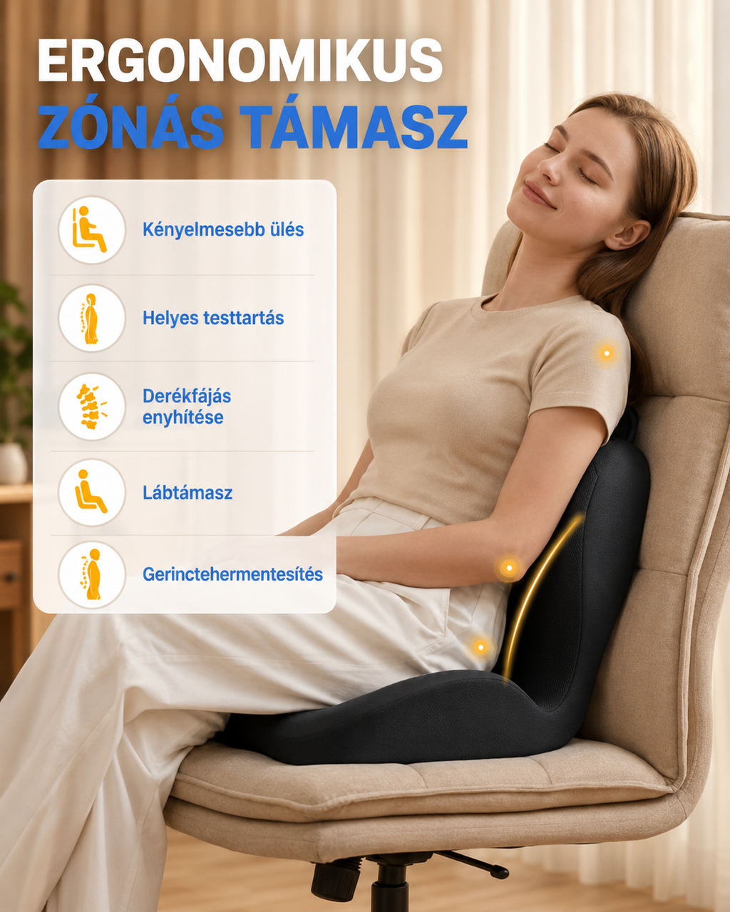 ErgoSit tartáspárna