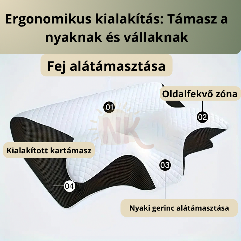 Memóriahabos pillangó párna